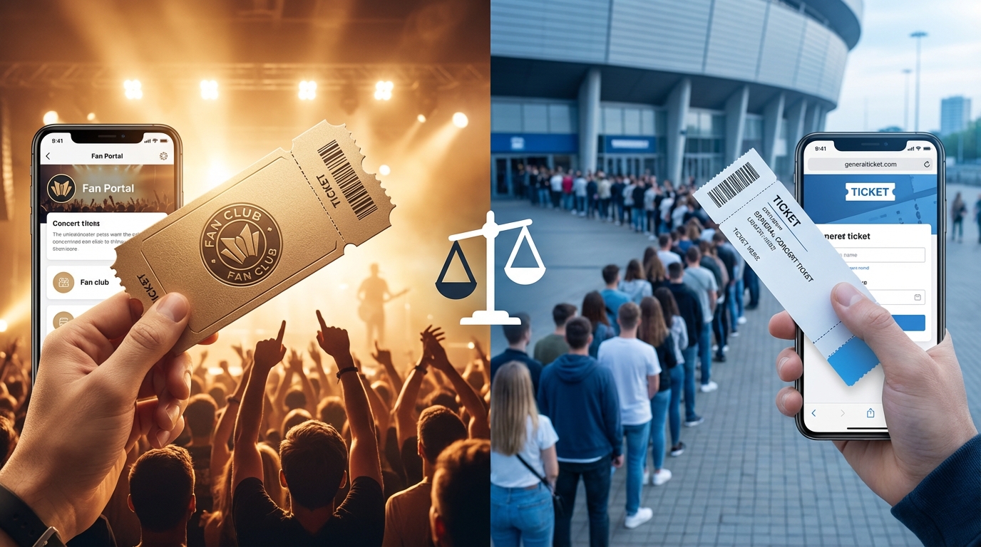 FC先行と一般販売どっちがいい？チケット購入経路を比較