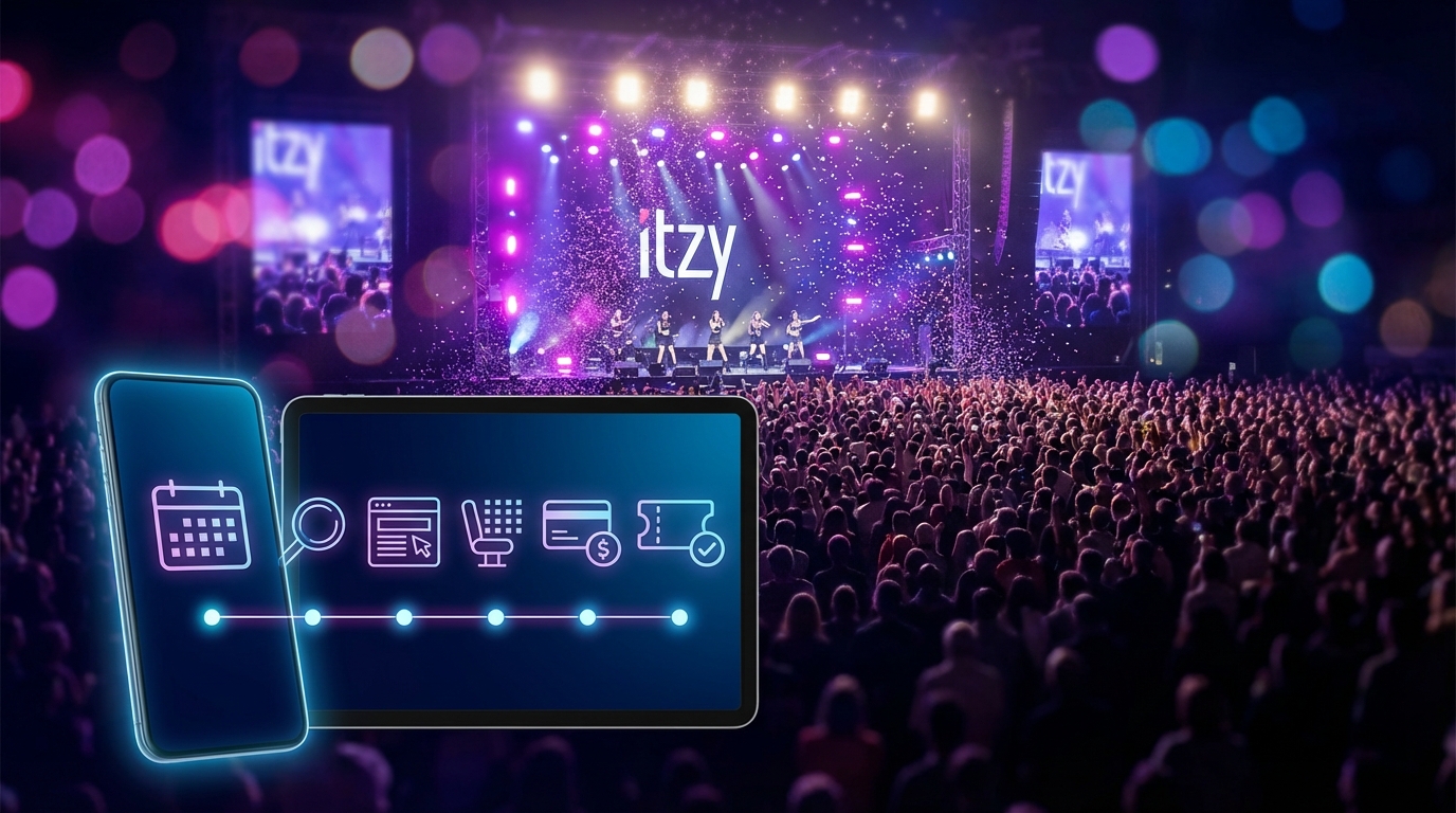 ITZYチケットの申し込み方法【5ステップで解説】