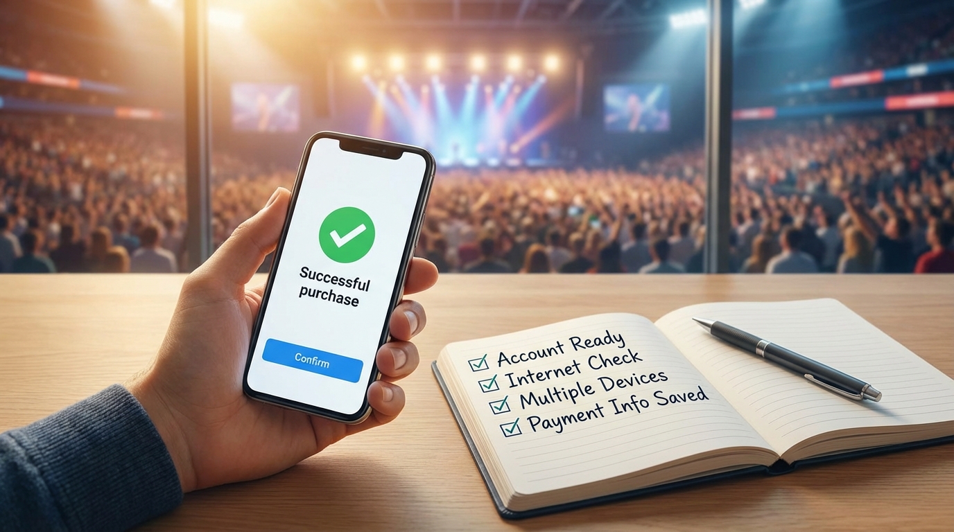 まとめ｜チケットを確実にゲットするためのチェックリスト