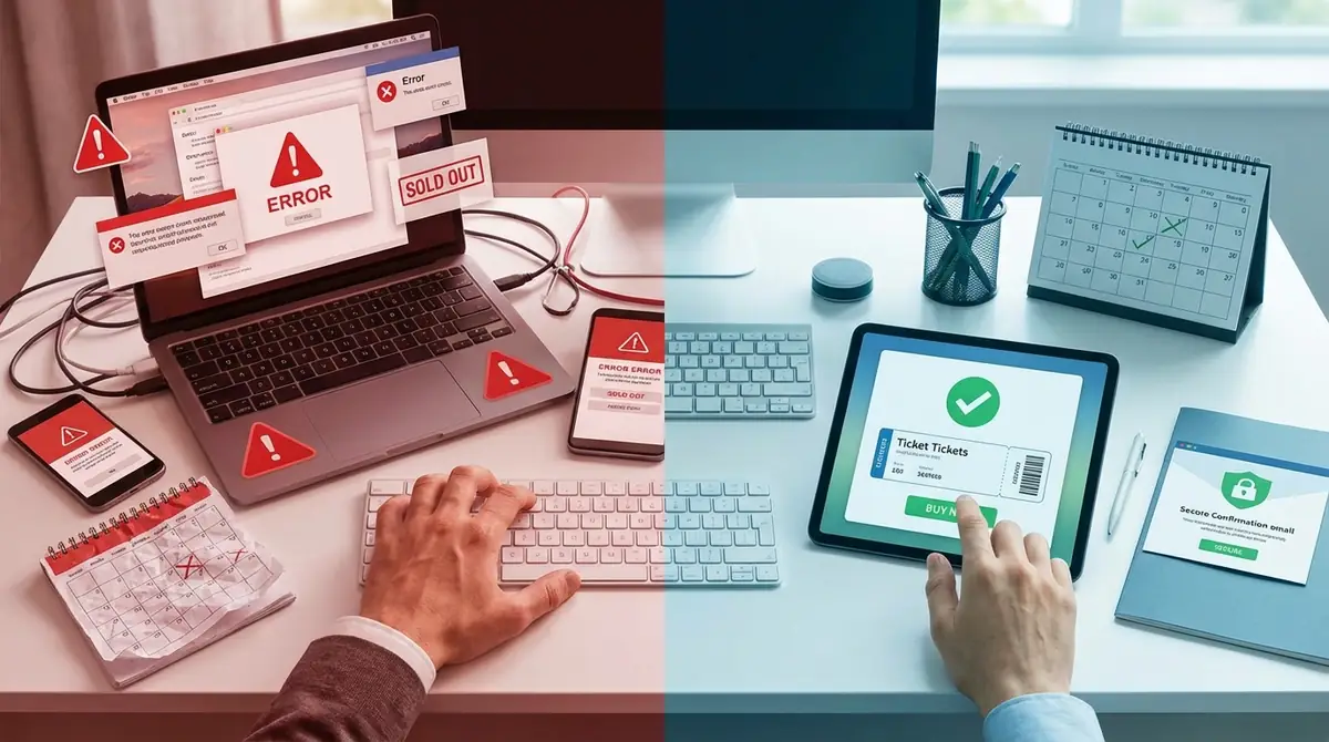 チケット申込でよくある失敗と回避策